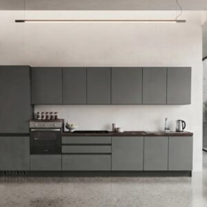 Cucina lineare Easy 360 cm con piano a induzione